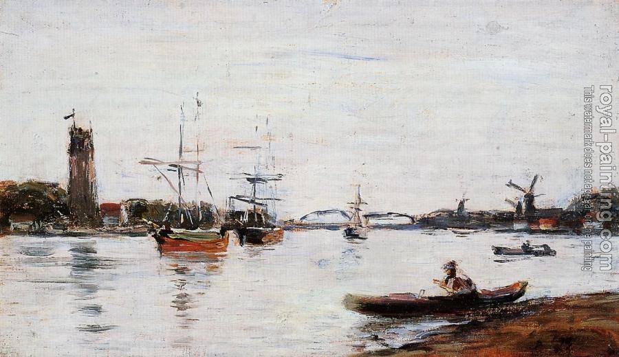 Eugene Boudin : La Meuse at Dordrecht